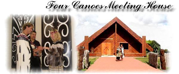 Traditional Maori Weddings Rotorua - Four canoes Meeting House